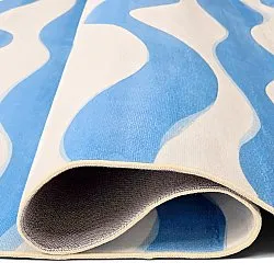 Koberec Wilton - Marsala (modrý/biely)