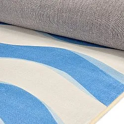 Koberec Wilton - Marsala (modrý/biely)