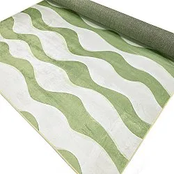 Koberec Wilton - Marsala (zelený/biely)