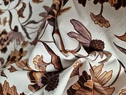 Záclony - Záclona z bavlny Mathilde (fialová)