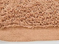 Kruhový koberec - Alexa Natural Cotton Shaggy (terracota)