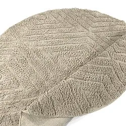 Kolo koberce - Amberley Natural Cotton Shaggy (béžová)