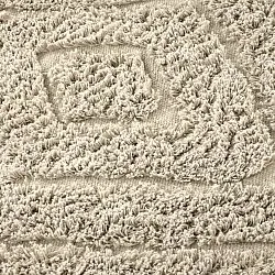 Kolo koberce - Amberley Natural Cotton Shaggy (béžová)