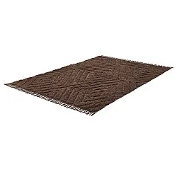 Koberec s chlupatým povrchom - Amberley Natural Cotton Shaggy (hnedá)