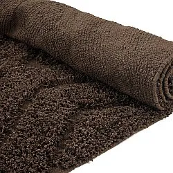 Koberec s chlupatým povrchom - Amberley Natural Cotton Shaggy (hnedá)