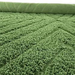 Koberce s dlhým vlasom - Amberley Natural Cotton Shaggy (zelená)