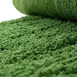 Kruhový koberec - Amberley Natural Cotton Shaggy (zelená)