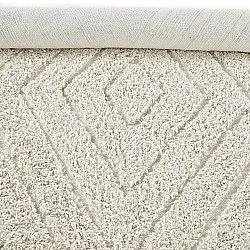 Koberce s dlhým vlasom - Amberley Natural Cotton Shaggy (špinavá biela)