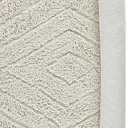 Koberce s dlhým vlasom - Amberley Natural Cotton Shaggy (špinavá biela)