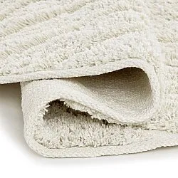 Kolo koberce - Amberley Natural Cotton Shaggy (špinavá biela)