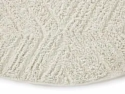 Kolo koberce - Amberley Natural Cotton Shaggy (špinavá biela)