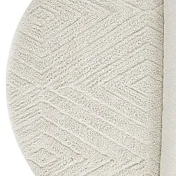 Kolo koberce - Amberley Natural Cotton Shaggy (špinavá biela)