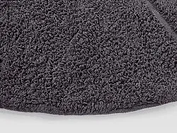 Kolo koberce - Andrea Natural Cotton Shaggy (čierna)