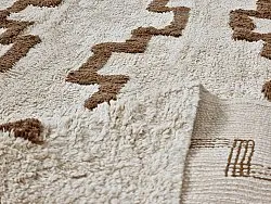 Kolo koberce - Arlon Natural Cotton Shaggy (bege)