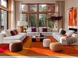 Koberec Wilton - Asti (oranžový)