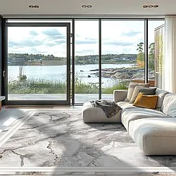 Koberec Wilton - Attika (šedá/biela)