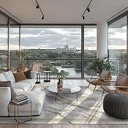 Koberec Wilton - Attika (šedá/biela/zlatá)