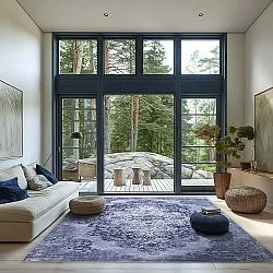 Koberec Wilton - Badem (modrý)