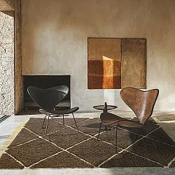 Koberce s dlhým vlasom - Bellevue Natural Cotton Shaggy (hnedá/žltá)