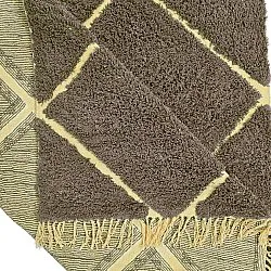 Koberce s dlhým vlasom - Bellevue Natural Cotton Shaggy (hnedá/žltá)