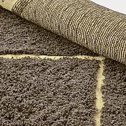 Koberce s dlhým vlasom - Bellevue Natural Cotton Shaggy (hnedá/žltá)