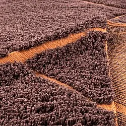 Koberce s dlhým vlasom - Bellevue Natural Cotton Shaggy (červená/oranžová)