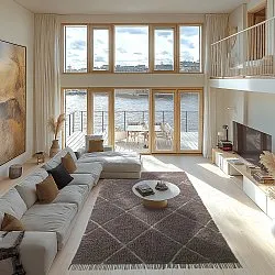 Koberce s dlhým vlasom - Bellevue Natural Cotton Shaggy (taupe/zelená)