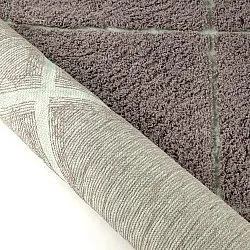 Koberce s dlhým vlasom - Bellevue Natural Cotton Shaggy (taupe/zelená)