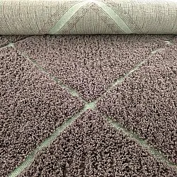 Koberce s dlhým vlasom - Bellevue Natural Cotton Shaggy (taupe/zelená)