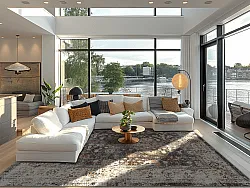 Koberec Wilton - Bouhjar (šedý/multicolor)