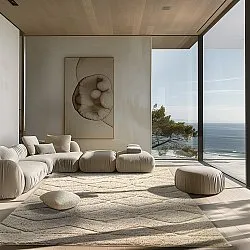 Koberce s dlhým vlasom - Brynn Natural Cotton Shaggy (béžový)