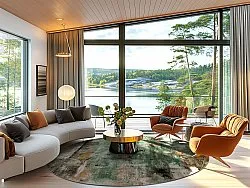 Kruhový koberec - Calabria (viacfarebný)