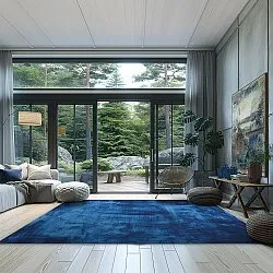 Koberec Wilton - Campile (modrý)