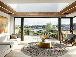 Kruhový koberec - Castro (viacfarebný)