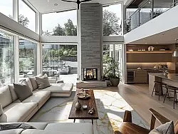 Koberec Wilton - Cesina (kameň/biel/zlatý)