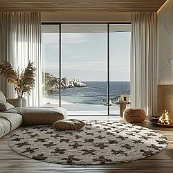 Kolozový koberec - Chesley Natural Cotton Shaggy (béžová)