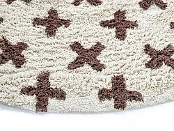 Kolozový koberec - Chesley Natural Cotton Shaggy (béžová)