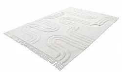 Hladké koberce - Como Natural Cotton Shaggy (offwhite)