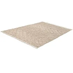 Koberce s dlhým vlasom - Conara Natural Cotton Shaggy (béžová)