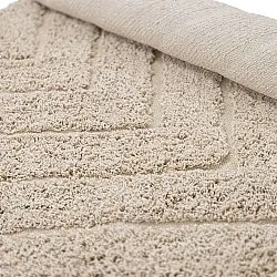 Kolo koberce - Conara Natural Cotton Shaggy (béžová)