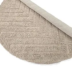 Kolo koberce - Conara Natural Cotton Shaggy (béžová)