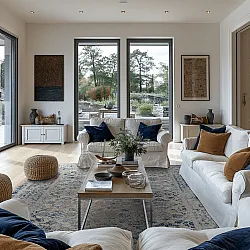 Koberec Wilton - Denizli (modrá)