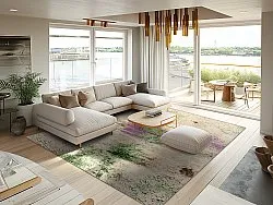 Koberec Wilton - Dimos (béžový/multicolor)