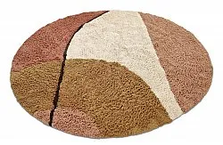 Kolo koberce - Donostia Natural Cotton Shaggy (multi)