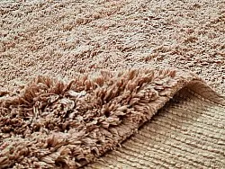 Ryamattor - Ebba Natural Cotton Shaggy (brun)