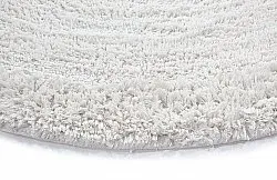 Kruhový koberec - Ebba Natural Cotton Shaggy (offwhite)