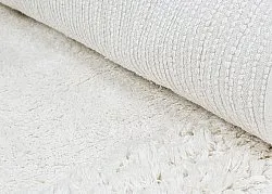 Kruhový koberec - Ebba Natural Cotton Shaggy (offwhite)