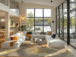 Koberec Wilton - Elena (béžová/zlatá)