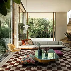 Koberce s chlupatým povrchem - Elsey Natural Cotton Shaggy (béžová/hnedá)