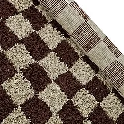 Koberce s chlupatým povrchem - Elsey Natural Cotton Shaggy (béžová/hnedá)